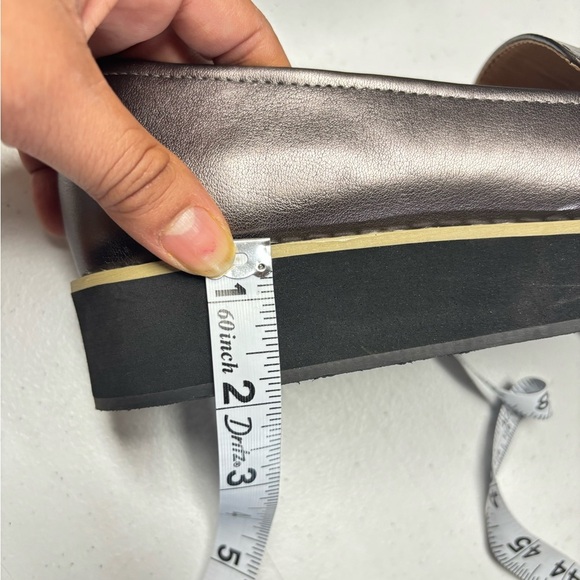 Women's Metallic Bronze Moccasins - Picture 3 of 9